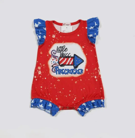 Little Miss Firecracker Romper